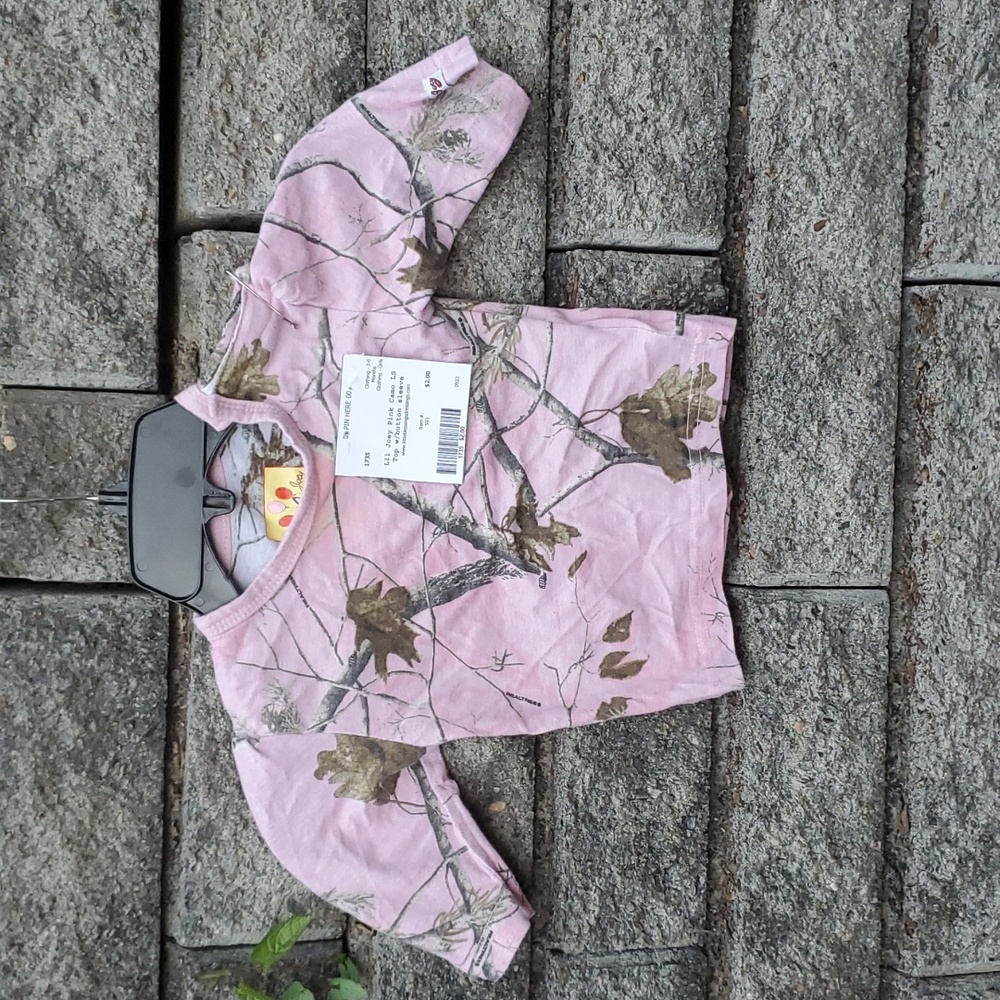 5 for $20 Lil Joey Camo Top